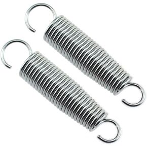 LUORNG 2PCS Drum Key Tool Drum Accessories Drum Tuner Spring Stainless Steel Assembly Bass Drum Pedal Spring 6cm/2.36inch for Percussion Parts