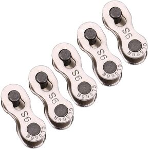 5 Pairs Chain Link Master Link Missing Link Connector Link for 6-7-8 9 10 Speed Quick Coupling ( Color : 9 speed )