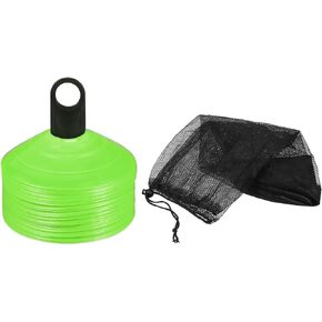 PATIKIL Soccer Disc Cones, Football Field Marker Cones with Holder/Carrying Bag for Agility Sport Training