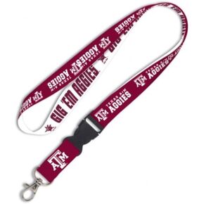 NCAA Texas A&M University Aggies 20 Inch Lanyard with Detachable Buckle