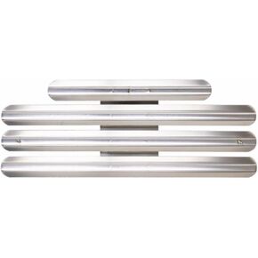 VANGUARD RIBBON MOUNTING BAR: 11 RIBBONS - METAL, Silver, Small