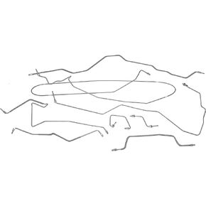 Dorman 919-236 Stainless Steel Brake Line Kit Compatible with Select Jeep Models (OE FIX)