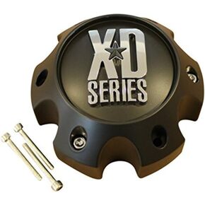 XD SERIES KMC 796 797 798 Matte Flat Black 6 Lug Wheel Center Cap 1079L140 Ford