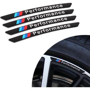 4PCS 3D Wheel hub Stickers Decorative Stickers Sticker car Logo Badge Stickers Aluminum Alloy Material（Black）