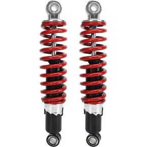 2 Pcs Motorcycle Shock Absorber, Shock Absorber Suspension, 250mm Suspension Damper for 50cc‑125cc Dirt Pit Bike ATV Go Kart