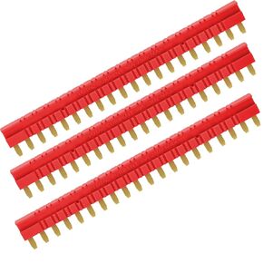 Electromagnetic Relay Jumper General Purpose Suitable for Socket HF41F-1Z-C2 Screw Terminal Connector Short Piece Connection Piece Red/Blue/Black 3 PCS