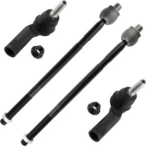 WEDOAUTO 4Pcs Front Steering Inner Outer Tie Rod Rack End Links Set Driver Passenger Side Fit For Chrysler 200 2015 2016 2017, For Dodge Dart 2013 2014 2015 2016 Replace# ‎ES801129 ES801128 EV801132 in Kuwait