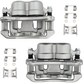 BRTEC 18B4606 18B4607 Front Brake Calipers Left & Right for 1995-2001 Ford Explorer 95-02 Ranger for 95-02 Mazda B2300 B2500 B3000 B4000 for 97-01 Mercury Mountaineer