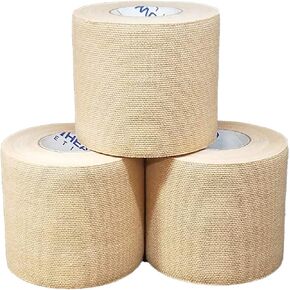 Arrowhead Athletics Thin-Flex Stretch & Tear Adhesive Tape, 3" x 7_ yd, 16 per Case