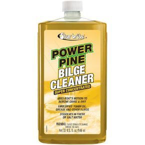 Star brite Power Pine Bilge Cleaner Concentrate - Simple & Easy to Use - Pour in, Run Boat, Pump Out - Emulsifies Oil, Fuel & Leaves Bilge Clean with a Fresh Pine Scent