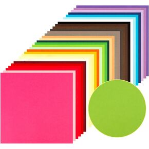 60 Sheets Colored Cardstock Paper for Crafts, 30 Assorted Colors 180GSM Construction Paper, 12x12 Inches, Scrapbook & DIY Crafts