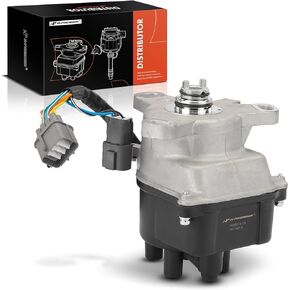 A-Premium Ignition Distributor with Cap and Rotor Compatible with Honda Civic 1992-1995, Civic del Sol 1993-1995, 1.5L