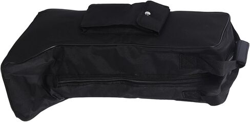 Boot Bag with Handle Oxford Cloth and Leather Black Waterproof Portable Boots Storage Bag for Cowboy Boots Snow Boots in Saudi Arabia