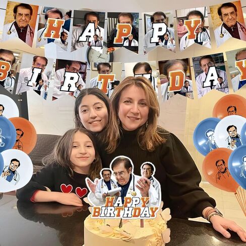 Dr Now Birthday Party Supplies, Dr Now Boys and girls Party Decorations with Happy Birthday Banner Cake Topper Cupcake Toppers Balloons in Saudi Arabia