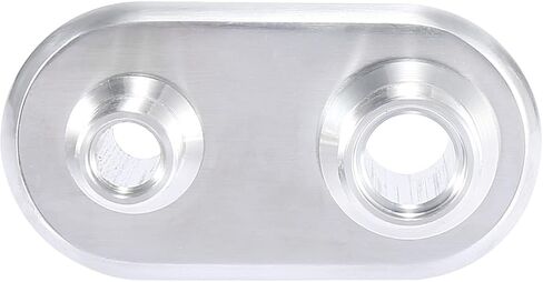 X AUTOHAUX Car 2 Port Inline Firewall الحاجز سخان تكييف الهواء المناسب البليت المصقول الأسود in Kuwait