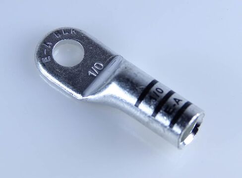 1/0 Ga. 3/8" Stud Heavy Duty Corrosion-Resistant Copper Lugs - (Pack of 5) in Saudi Arabia