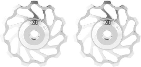 Rear Derailleur Pulley, Ceramic Bearing Jockey Wheel Pulley Aluminium Alloy Roller for MTB Bike and Road Mountain Bike, Support 7/8/9/10 Speed in Saudi Arabia