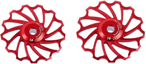 Rear Derailleur Pulley, Ceramic Bearing Jockey Wheel Pulley Aluminium Alloy Roller for MTB Bike and Road Mountain Bike, Support 7/8/9/10 Speed in Saudi Arabia