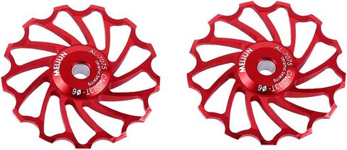 Rear Derailleur Pulley, Ceramic Bearing Jockey Wheel Pulley Aluminium Alloy Roller for MTB Bike and Road Mountain Bike, Support 7/8/9/10 Speed in Saudi Arabia