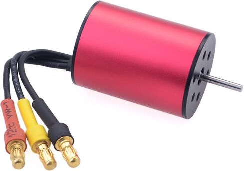 KingVal Replacement 2430 8200KV Waterproof Brushless Motor Shaft 2mm with 35A Brushless ESC Compatible with 1/18 1/16 RC Car in Saudi Arabia