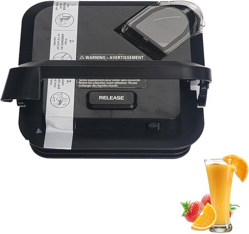 استبدال غطاء الخلاط لخلاط النينجا 72oz XL غطاء قفل الأباريق متوافق مع Ninja BL610 BL710WM BN701 BN750 BN751 BN800 BN801 CO610B DB751A يناسب فقط أباريق الطراز الجديد ذات الحواف الممتدة in Kuwait