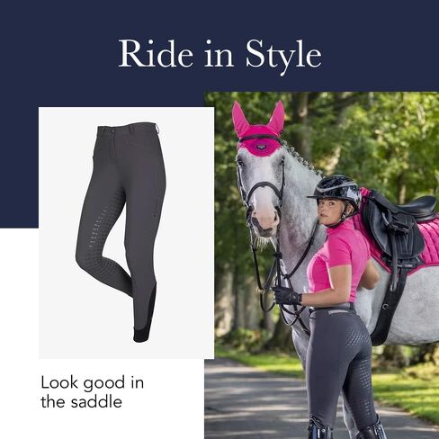 LeMieux Dynamique Full Seat Breeches for Women - Equestrian Pants for Horseback Riding - Ladies’ Jodhpur Riding Pants in Saudi Arabia
