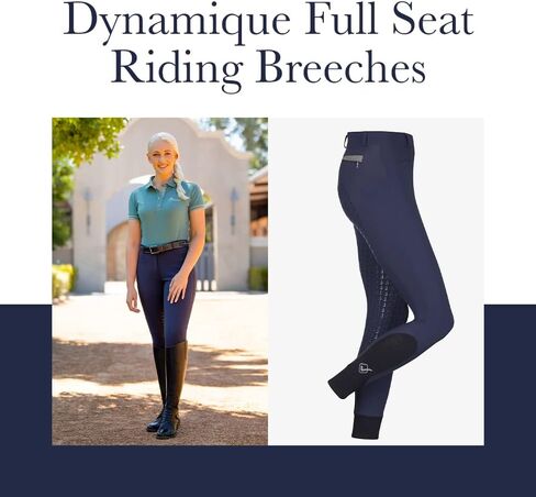 LeMieux Dynamique Full Seat Breeches for Women - Equestrian Pants for Horseback Riding - Ladies’ Jodhpur Riding Pants in Saudi Arabia