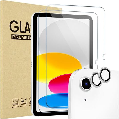 ProCase 2 Screen Protector for iPad A16 10th with 2 Camera Lens Protector in Kuwait