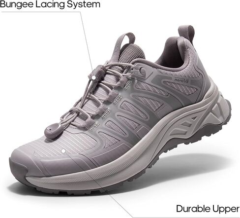 NORTIV 8 Women's Quick Laces Hiking Shoes Lightweight Walking Outdoors Trekking Trails Camping Casual Sneakers in Saudi Arabia