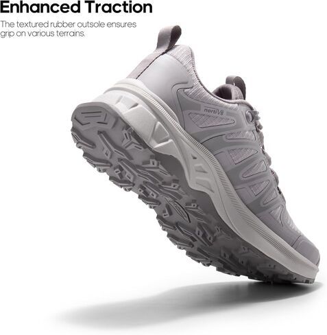 NORTIV 8 Women's Quick Laces Hiking Shoes Lightweight Walking Outdoors Trekking Trails Camping Casual Sneakers in Saudi Arabia
