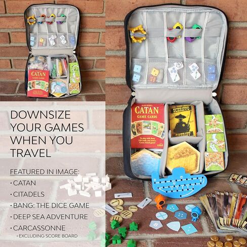 Fangorn Forge Travel Game Bag for Board Games and Accessories, Carrying Case for Dice, Components, and Game Pieces (Board Games?) in Saudi Arabia
