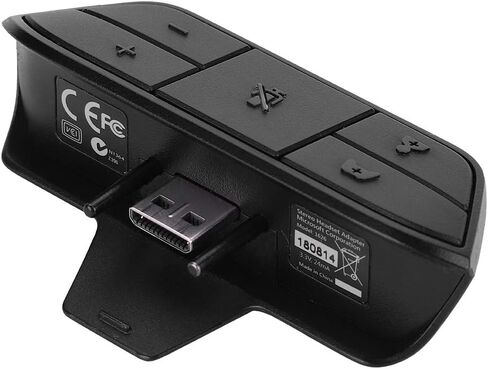 محول سماعة رأس ستيريو مقاوم للغبار لأجهزة إكس بوكس ​​ون، يمكن ضبط توازن الصوت بسهولة للألعاب والمحادثات، مع عناصر التحكم في الألعاب ومزامنة الاستريو، يناسب معظم سماعات الألعاب الاستريو مع مقبس صوت 3.5 مم in Kuwait