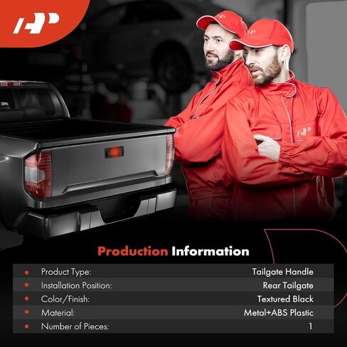 مقبض مزلاج الباب الخلفي الممتاز مع فتحة مفتاح متوافقة مع Ford F150 2004-2014، F250 F350 F450 F550 Super Duty & Lincoln Mark LT 2006-2008، استبدال # 4L3Z-9943400-AAA، 8L3Z-9943400-AA in Saudi Arabia