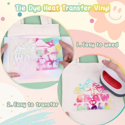 WRAPXPERT نقل الحرارة الفينيل HTV قوس قزح ألوان مائية أصفر 10 بوصة × 6 قدم حديد على لفافة الفينيل للملابس التي شيرت DIY in Kuwait