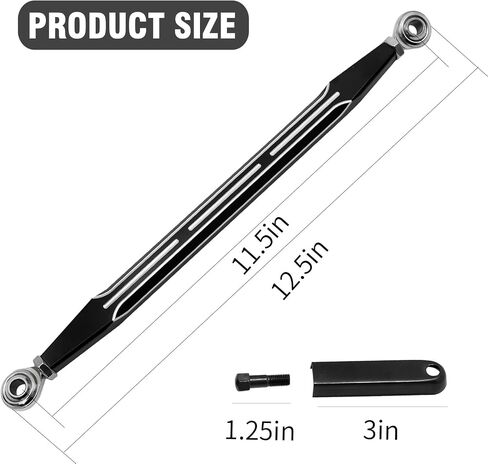 Hoypeyfiy Round Gear Shift Linkage Replacement for Harley Touring Electra Glide Road King Davidson Road Street Dyna Softail 1980-2020 (Black2) in Saudi Arabia