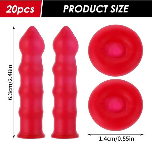 Amaxiu 20Pcs Caulk Caps, Caulk Saving Cap Caulking Tube Sealing Caps Caulk Saver Cover Sealer Caulk Nozzles Caps for Sealing Preserving in Saudi Arabia