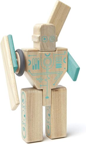 Tegu Magbot Magnetic Wooden Block Set, 1-99 years old, 9 piece in Saudi Arabia
