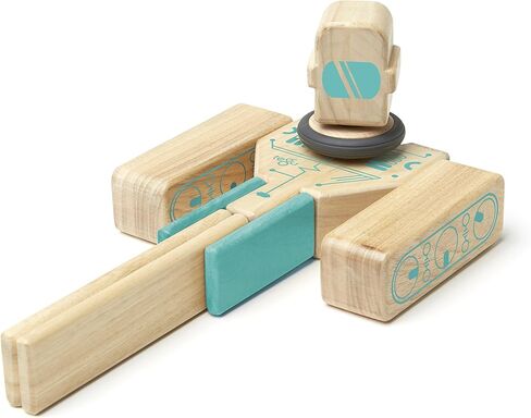Tegu Magbot Magnetic Wooden Block Set, 1-99 years old, 9 piece in Saudi Arabia