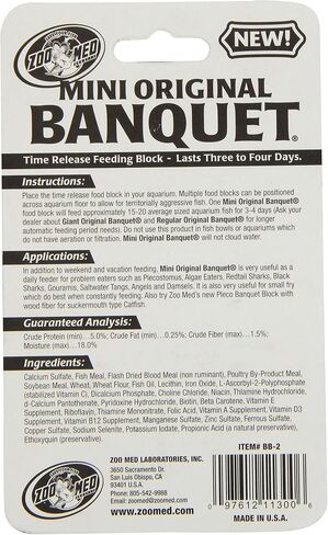 Zoo Med Laboratories AZMBB2 Mini Banquet Block Feeders, 12 Count in Saudi Arabia
