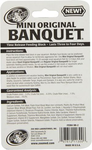 Zoo Med Laboratories AZMBB2 Mini Banquet Block Feeders, 12 Count in Saudi Arabia