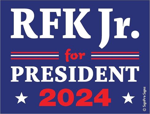 مغناطيس السيارة SignPro كينيدي 2024 | آر إف كيه جونيور للرئيس ماجنت | ملصق روبرت إف كينيدي جونيور 2024 المغناطيسي | مغناطيس سيارة مقاوم للطقس شديد التحمل 4x5.25 30 مل - قطعة واحدة in Kuwait