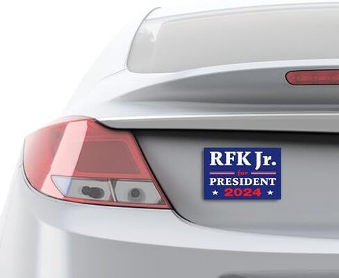 مغناطيس السيارة SignPro كينيدي 2024 | آر إف كيه جونيور للرئيس ماجنت | ملصق روبرت إف كينيدي جونيور 2024 المغناطيسي | مغناطيس سيارة مقاوم للطقس شديد التحمل 4x5.25 30 مل - قطعة واحدة in Kuwait