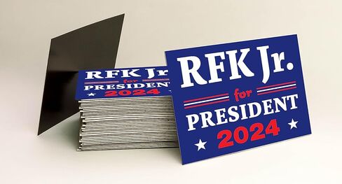 مغناطيس السيارة SignPro كينيدي 2024 | آر إف كيه جونيور للرئيس ماجنت | ملصق روبرت إف كينيدي جونيور 2024 المغناطيسي | مغناطيس سيارة مقاوم للطقس شديد التحمل 4x5.25 30 مل - قطعة واحدة in Kuwait