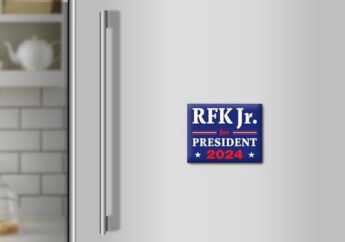 مغناطيس السيارة SignPro كينيدي 2024 | آر إف كيه جونيور للرئيس ماجنت | ملصق روبرت إف كينيدي جونيور 2024 المغناطيسي | مغناطيس سيارة مقاوم للطقس شديد التحمل 4x5.25 30 مل - قطعة واحدة in Kuwait
