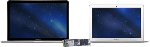 OWC 1.0TB Aura Pro X2 SSD Compatible with MacBook Air (Mid 2013-2017), and MacBook Pro (Retina, Late 2013 - Mid 2015), and Mac Mini (Late 2014) in Kuwait