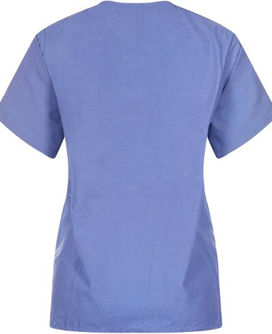 طقم طبي نسائي من MedPro برقبة على شكل حرف V وسروال كارجو باللون الأزرق مقاس XL in Kuwait