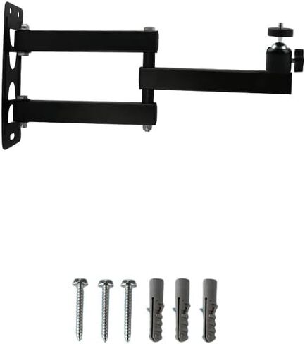 Foldable Projector Wall Mount Universal Ceiling Wall Projector Mount Stand Projectors Bracket,1/4" Screw Size (Wall Mount) (8.46in) in Saudi Arabia