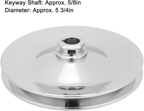 V Belt Pulley, Single Groove Power Steering Pulley 5/8in Keyway Shaft 8948 Replacement for Chevy Pumps in Saudi Arabia