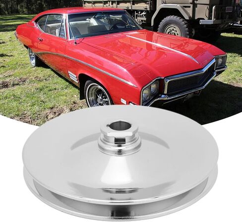 V Belt Pulley, Single Groove Power Steering Pulley 5/8in Keyway Shaft 8948 Replacement for Chevy Pumps in Saudi Arabia