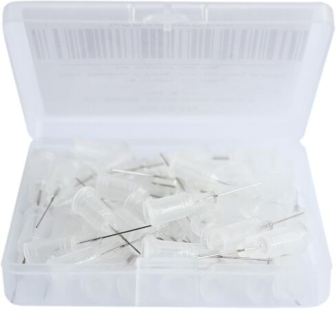 BSTEAN 50 Pack Blunt Tip Dispensing Needle with Luer Lock, Industrial Unsterilized (30G, 1/2 Inch) in Saudi Arabia